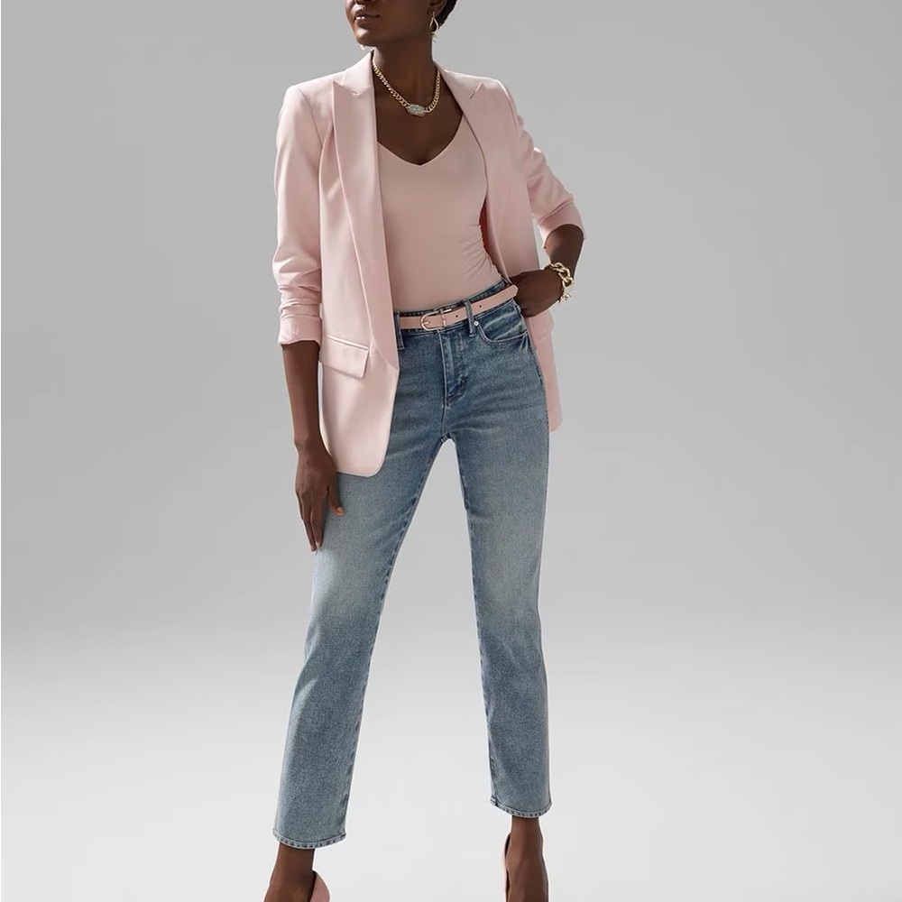 High rise sculpt straight jeans | White House Black Market | petite size 8
